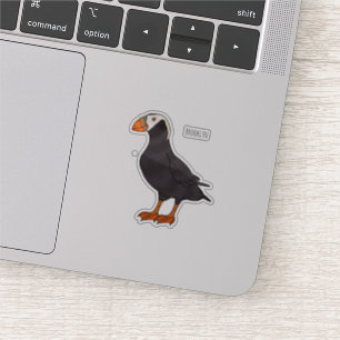 Pegatina Ilustracion del personalizado de pajarito