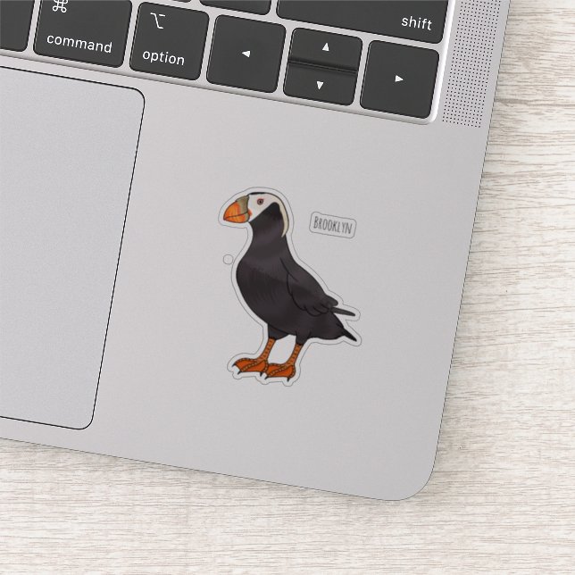 Pegatina Ilustracion del personalizado de pajarito (Detalle)