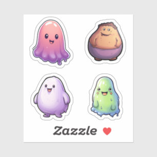 Pegatina ilustracion fantasma personalizado