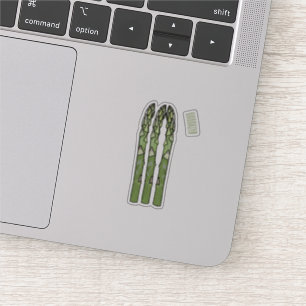 Pegatina Ilustracion personalizado Asparagus