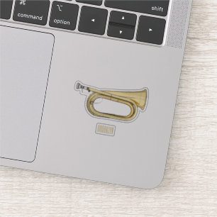 Pegatina Ilustracion personalizado Bugle