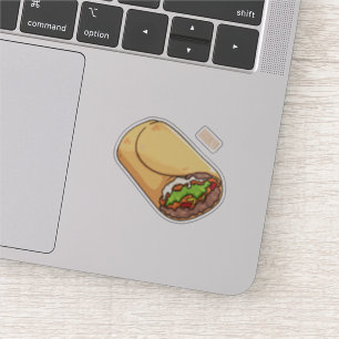 Pegatina Ilustracion personalizado Burrito