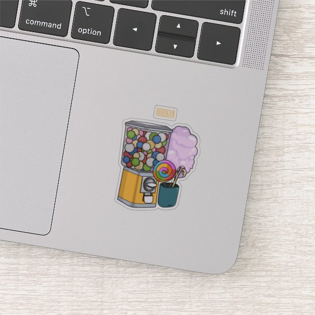 Pegatina Ilustracion personalizado Candy (Detalle)