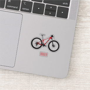 Pegatina Ilustracion personalizado de bicicletas