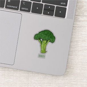 Pegatina Ilustracion personalizado de Broccoli