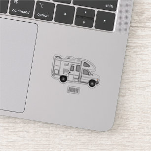 Pegatina Ilustracion personalizado de Campervan