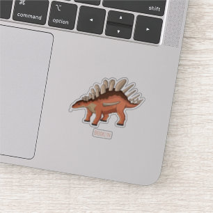 Pegatina Ilustracion personalizado de Kentrosaurus