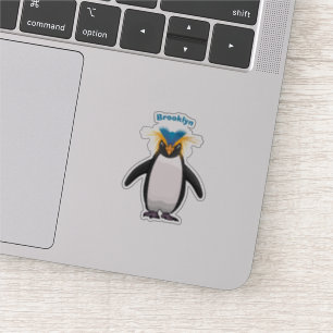 Pegatina Ilustracion personalizado de los macarrones de pin