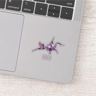 Pegatina Ilustracion personalizado de mantis orquídea