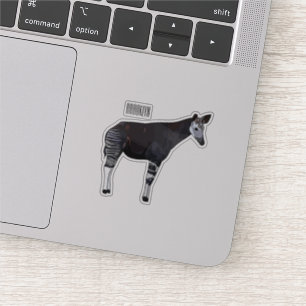 Pegatina Ilustracion personalizado de Okapi