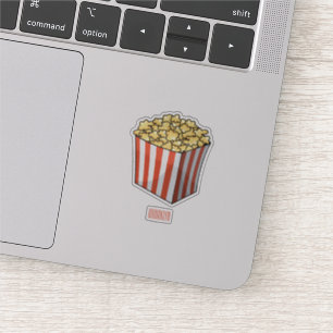 Pegatina Ilustracion personalizado de palomitas