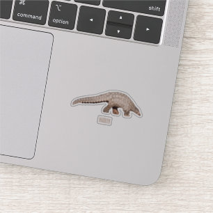 Pegatina Ilustracion personalizado de Pangolin