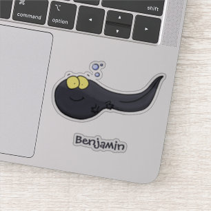 Pegatina Ilustracion personalizado de renacuajo divertido