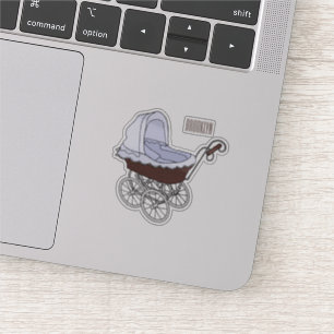 Pegatina Ilustracion personalizado de Stroller