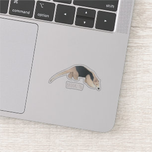Pegatina Ilustracion personalizado de Tamandua
