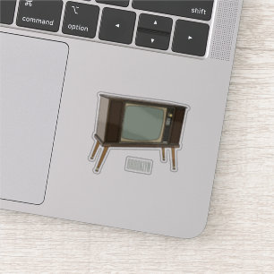 Pegatina Ilustracion personalizado de televisión