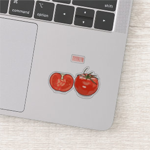 Pegatina Ilustracion personalizado de tomate