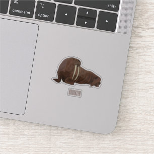 Pegatina Ilustracion personalizado de Walrus
