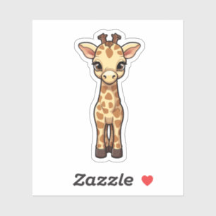Pegatina ilustracion personalizado giraffe
