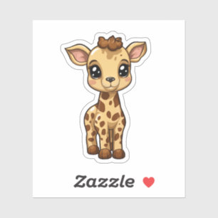 Pegatina ilustracion personalizado giraffe