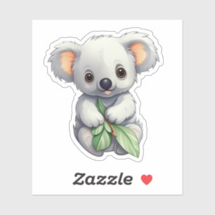 Pegatina ilustracion personalizado koala