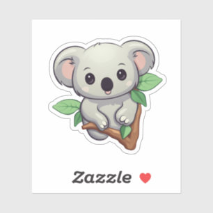 Pegatina ilustracion personalizado koala