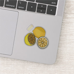 Pegatina Ilustracion personalizado limón