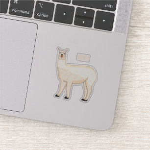 Pegatina Ilustracion personalizado Llama