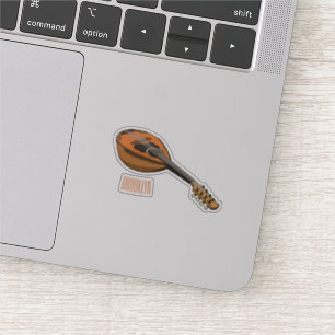 Pegatina Ilustracion personalizado Mandolin