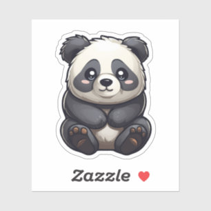 Pegatina ilustracion personalizado panda