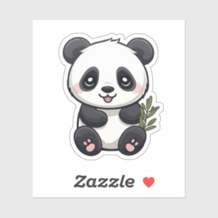 Pegatina ilustracion personalizado panda