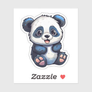 Pegatina ilustracion personalizado panda