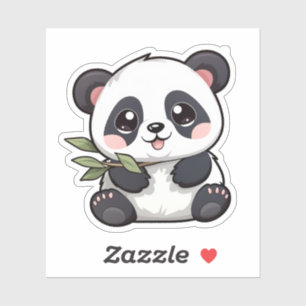 Pegatina ilustracion personalizado panda