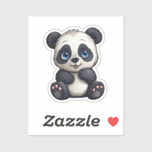 Pegatina ilustracion personalizado panda