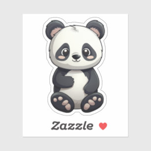 Pegatina ilustracion personalizado panda