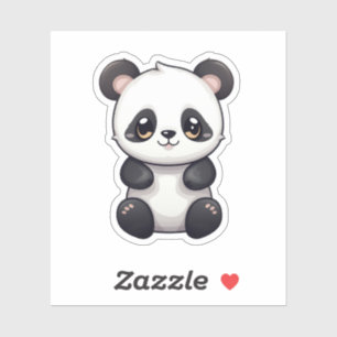 Pegatina ilustracion personalizado panda