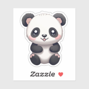 Pegatina ilustracion personalizado panda