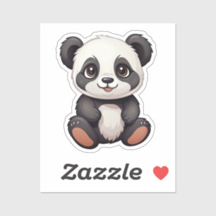 Pegatina ilustracion personalizado panda