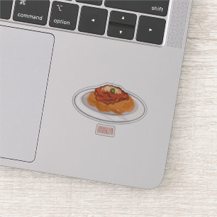 Pegatina Ilustracion personalizado Spaghetti