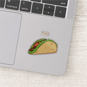Pegatina Ilustracion personalizado Taco