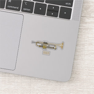 Pegatina Ilustracion personalizado Trumpet