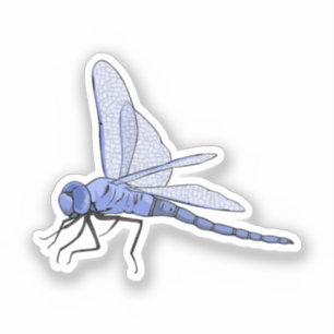 Pegatina Ilustracion vector de libélula