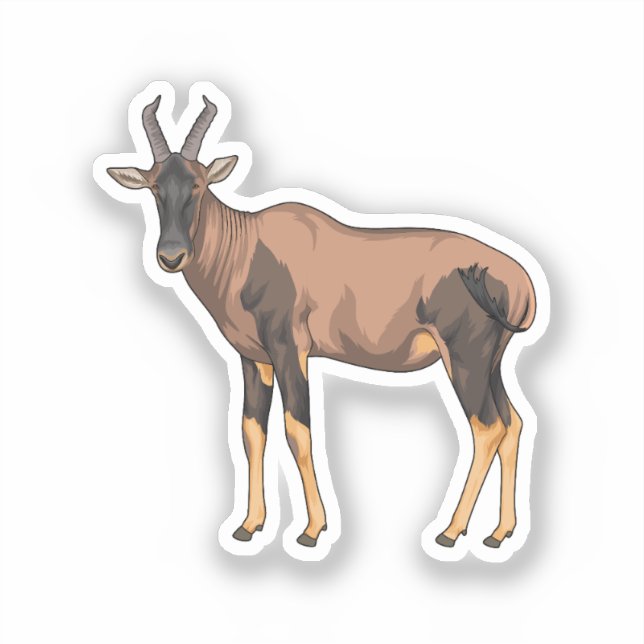 Pegatina Ilustracion vector Topi (Anverso)