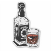 Ilustracion Whiskey inspirado por Jack Daniels