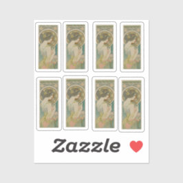 Pegatina Imagen de Alphonse Mucha (1899)