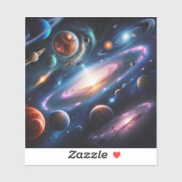 Pegatina Imagen de planetas