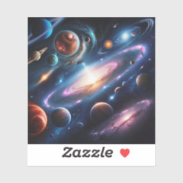 Pegatina Imagen de planetas