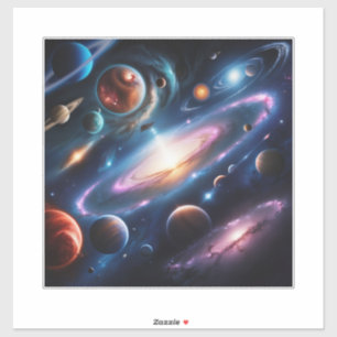 Pegatina Imagen de planetas