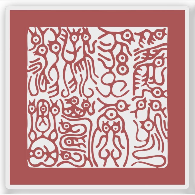 Pegatina Imperial Seal of China, Heirloom Seal of the Realm (Anverso)