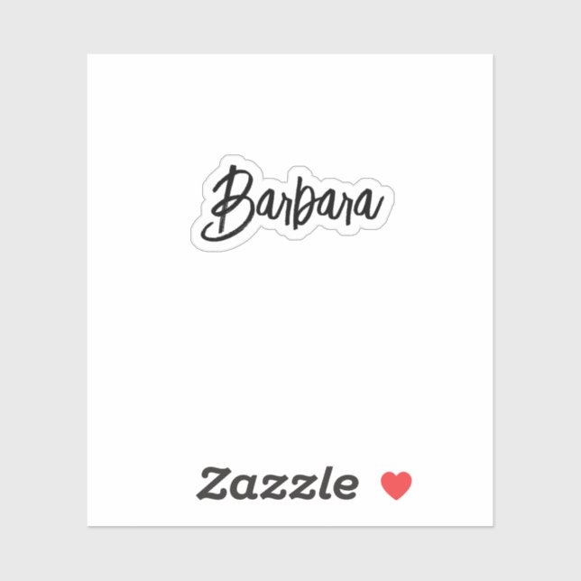 Pegatina impermeable con nombre personalizado de m (Hoja)